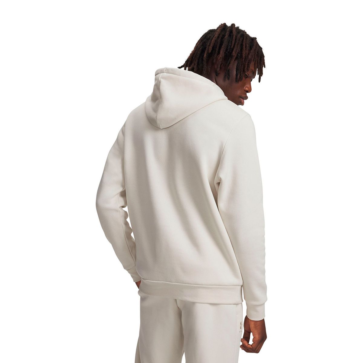 UNDER ARMOUR - Poleron UA Icon Fleece Blanco Hombre UNDER ARMOUR