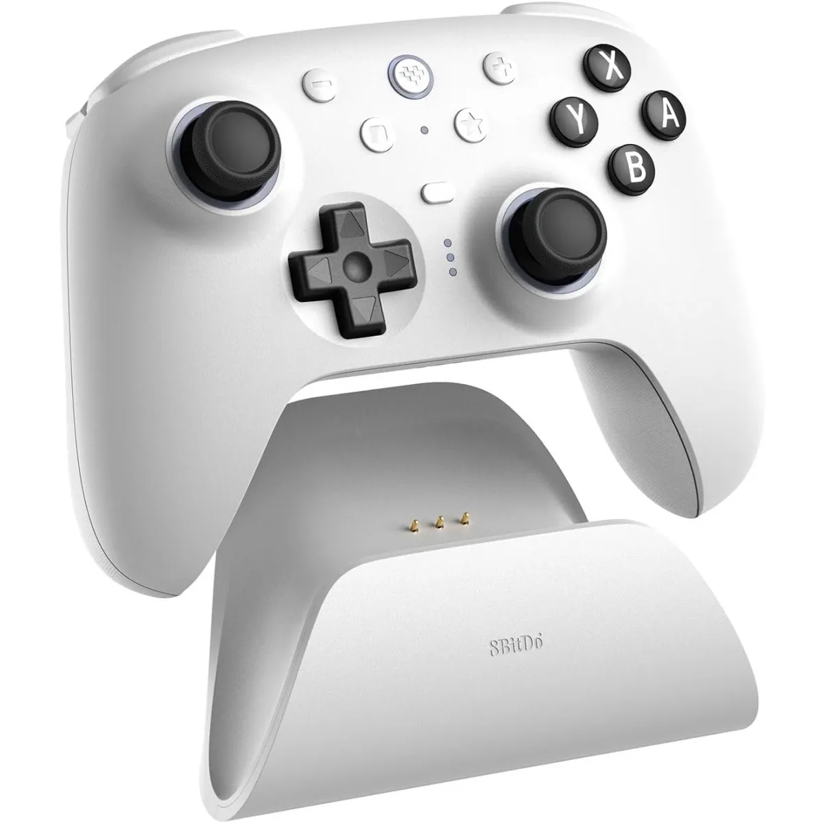 8BITDO - Control Bluetooth 8BitDo Ultimate 2 para Switch 2 y PC Windows, con joysticks TMR - Blanco