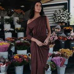 PADOVA - Vestido Artistry Of Nature Café Mujer
