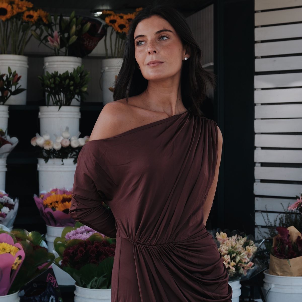 PADOVA - Vestido Artistry Of Nature Café Mujer