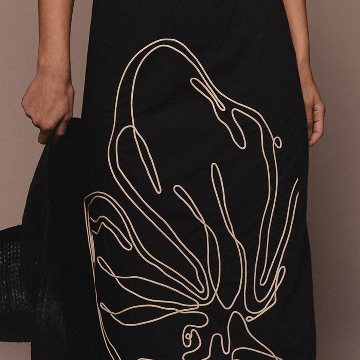 PADOVA - Vestido Brassia Negro Mujer