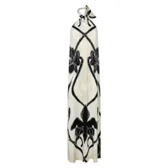 PADOVA - VESTIDO FILOSOFIA DEL ARTE IVORY NEGRO