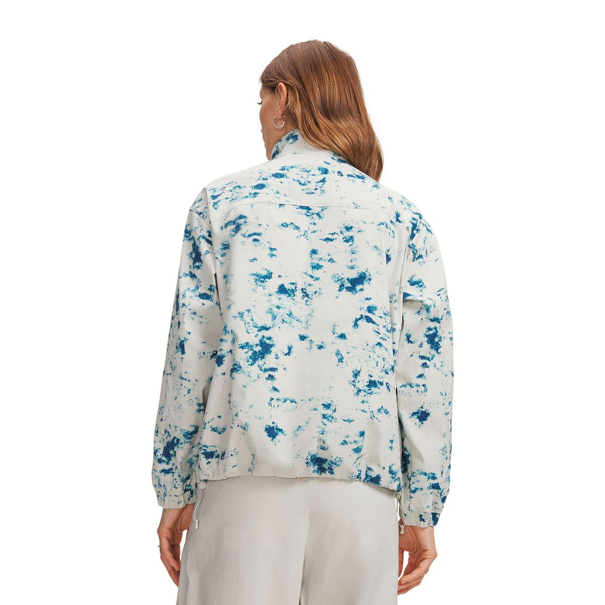 UNDER ARMOUR - Chaqueta UA Unstoppable Woven Printed Blanca Mujer UNDER ARMOUR