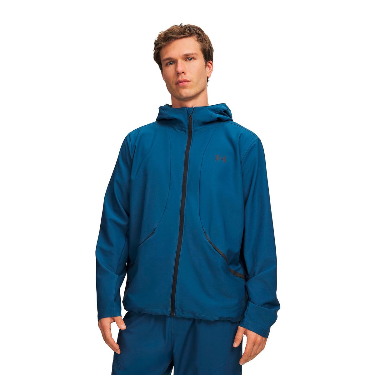 UNDER ARMOUR - Chaqueta UA Unstoppable Woven Azul Hombre UNDER ARMOUR