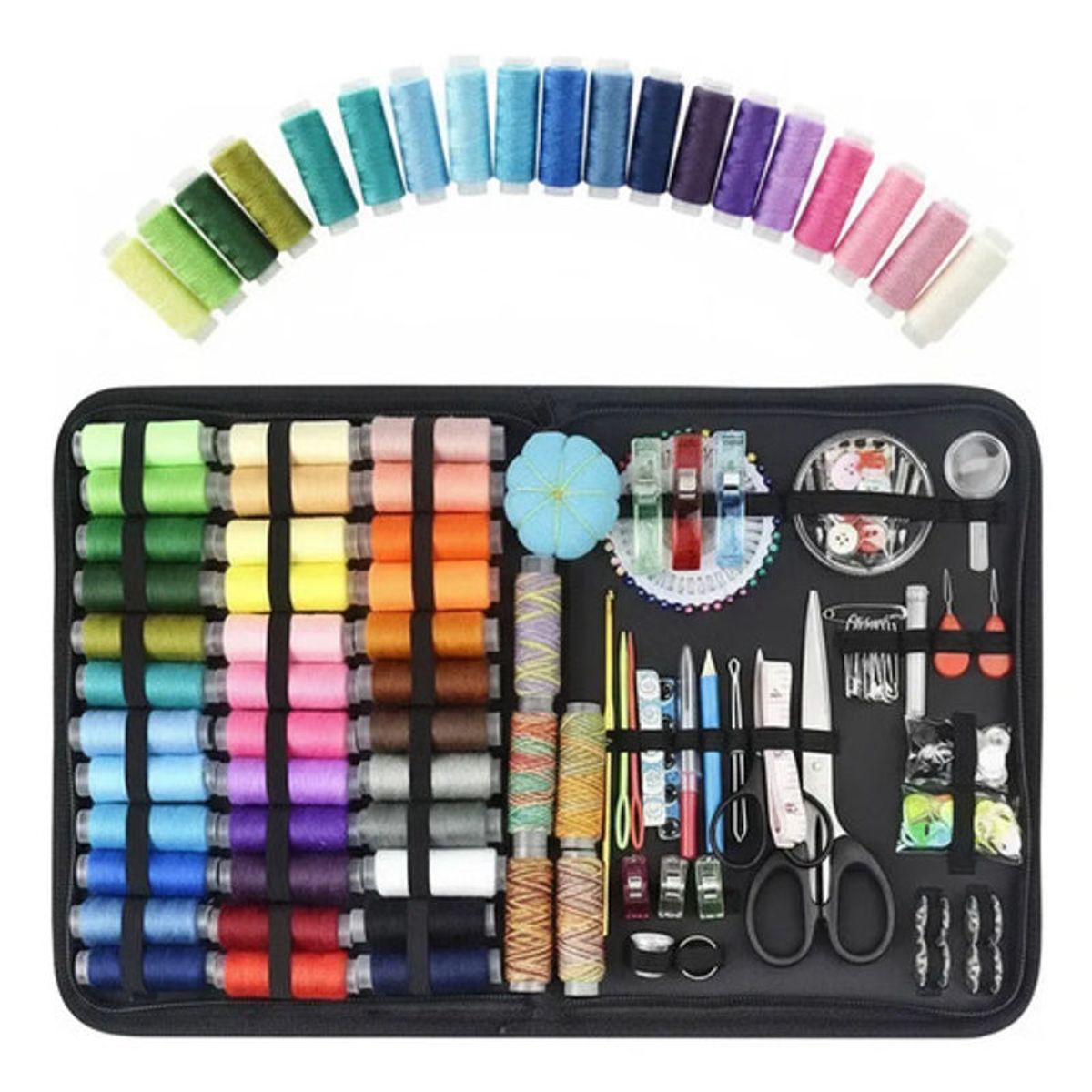 GENERICO - Set De Costura Costurero Full Completo Xxl Con Estuche