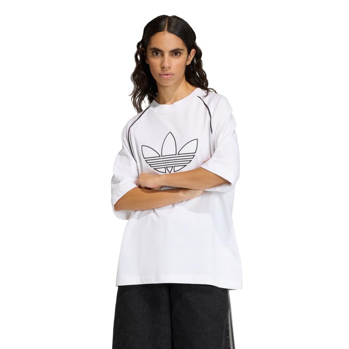 ADIDAS - Polera Manga corta Urbano adicolor Mujer