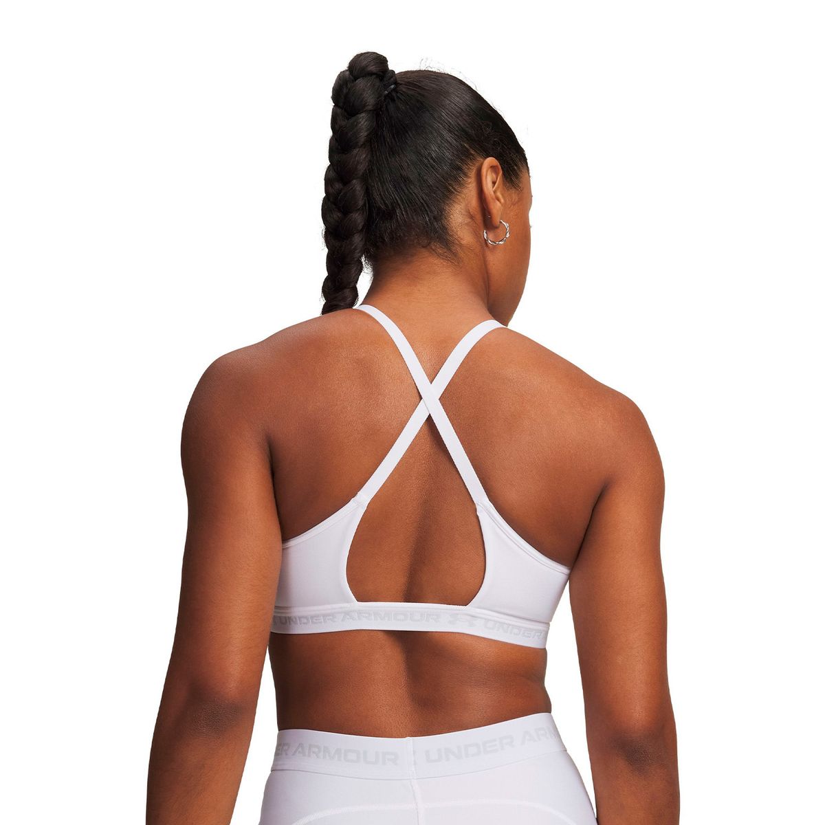 UNDER ARMOUR - Peto UA Crossback Low Blanco Mujer UNDER ARMOUR