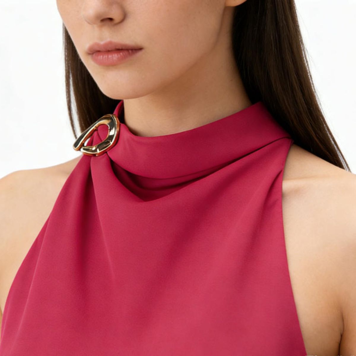 TIOZONEY - Polera Sin Mangas Mujer - Rojo