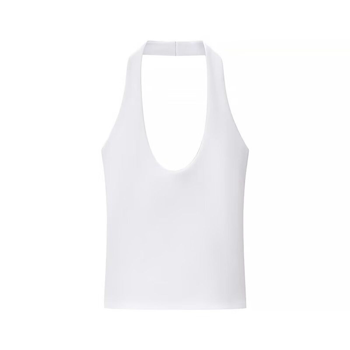 TIOZONEY - Polera Sin Mangas Mujer - Blanco