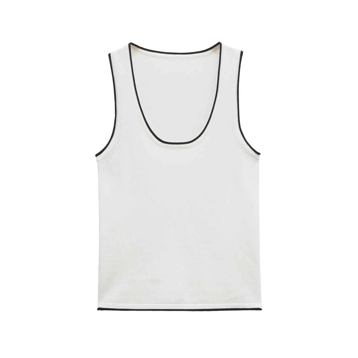 TIOZONEY - Polera Sin Mangas Mujer - Blanco