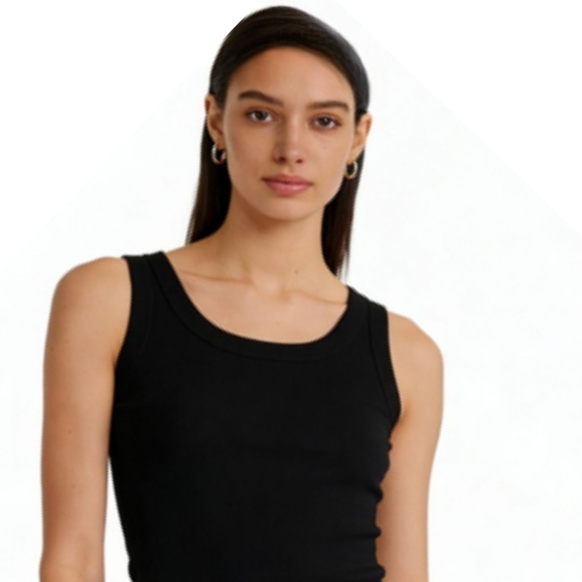 TIOZONEY - Polera Sin Mangas Mujer - Negro