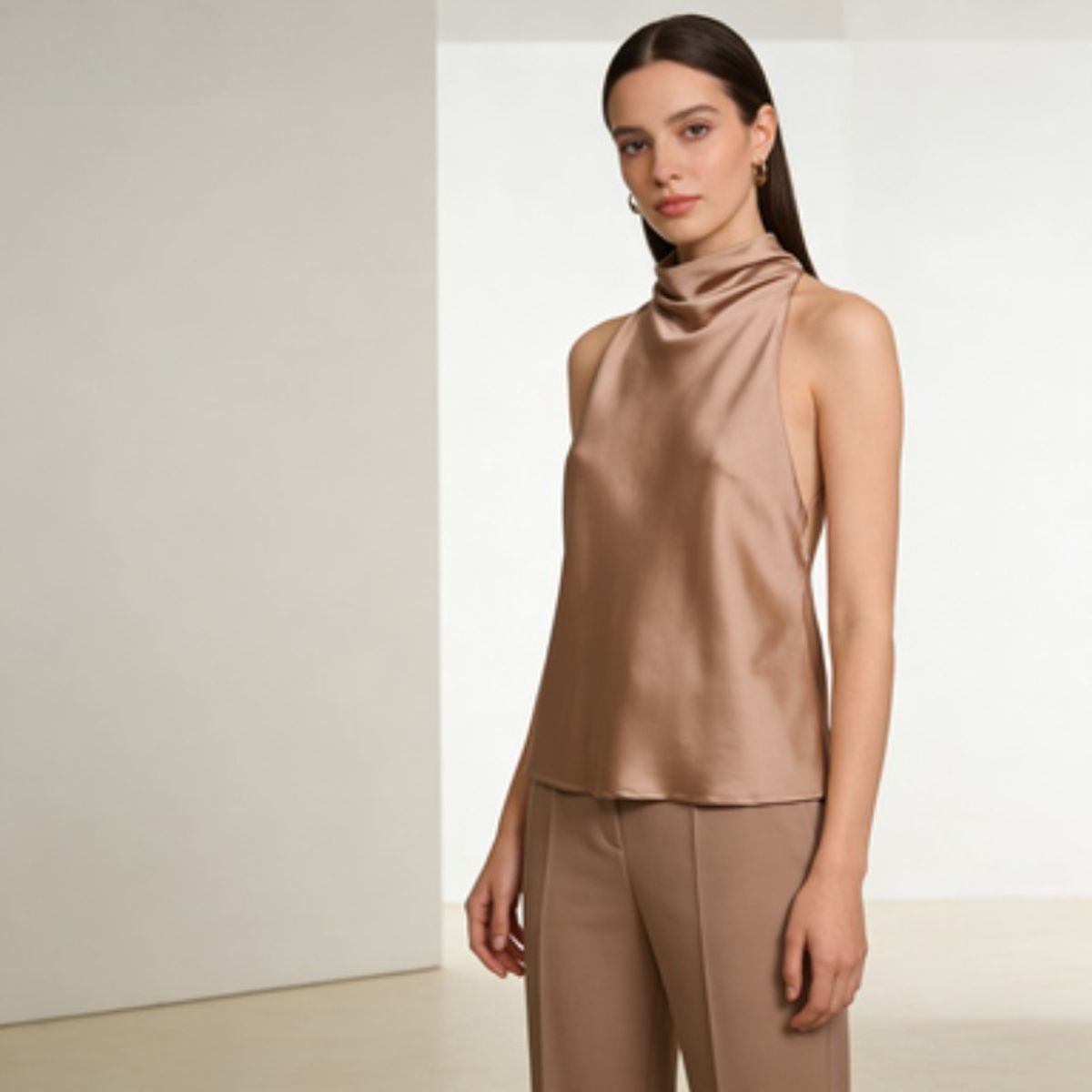 TIOZONEY - Polera Sin Mangas Mujer - Rosado