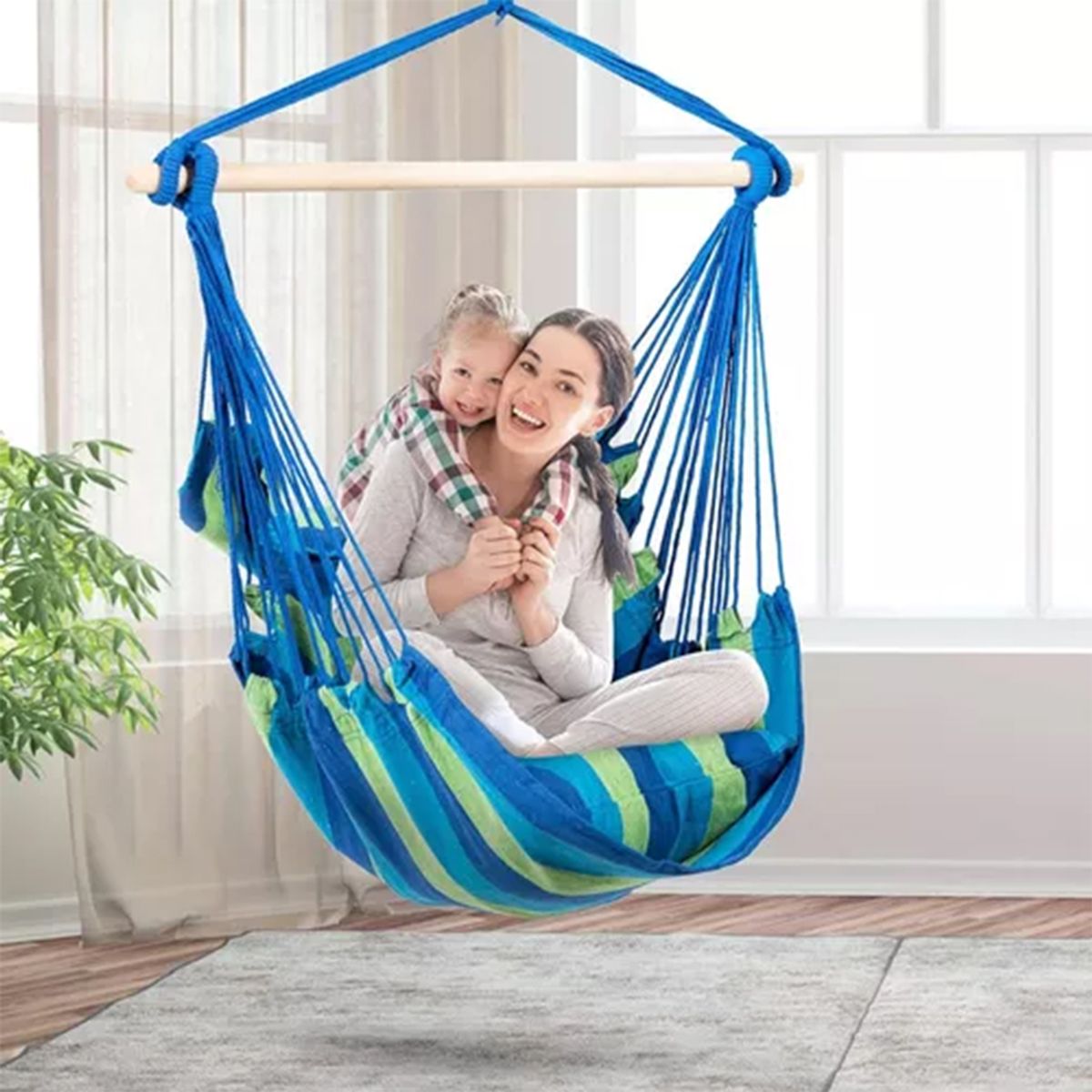 GENERICO - Silla Hamaca Colgante Camping Columpio Al Aire Libre