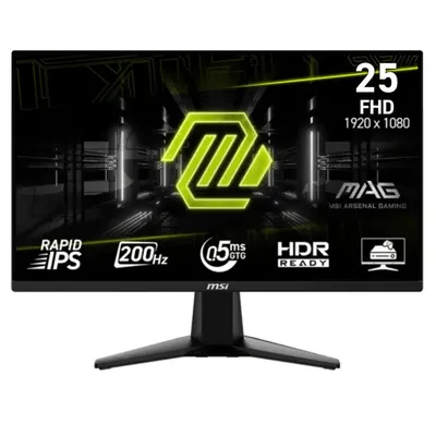 Msi Monitor Gamer Mag 255F E20 24.5″ Full Hd Rapid Ips 200Hz