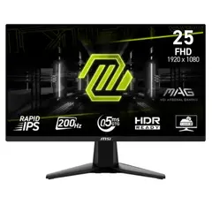 MSI - Monitor Gamer MAG 255F E20 24.5″ Full HD Rapid IPS 200Hz 0.5ms