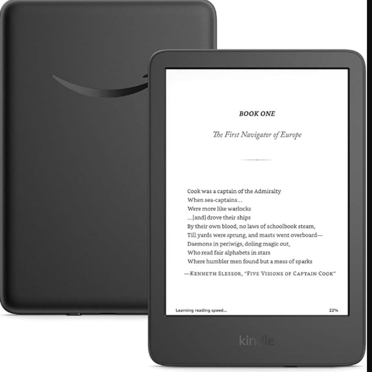 AMAZON - Amazon Kindle Lectura clara, portátil y diseñada para largas jornadas sin distracciones