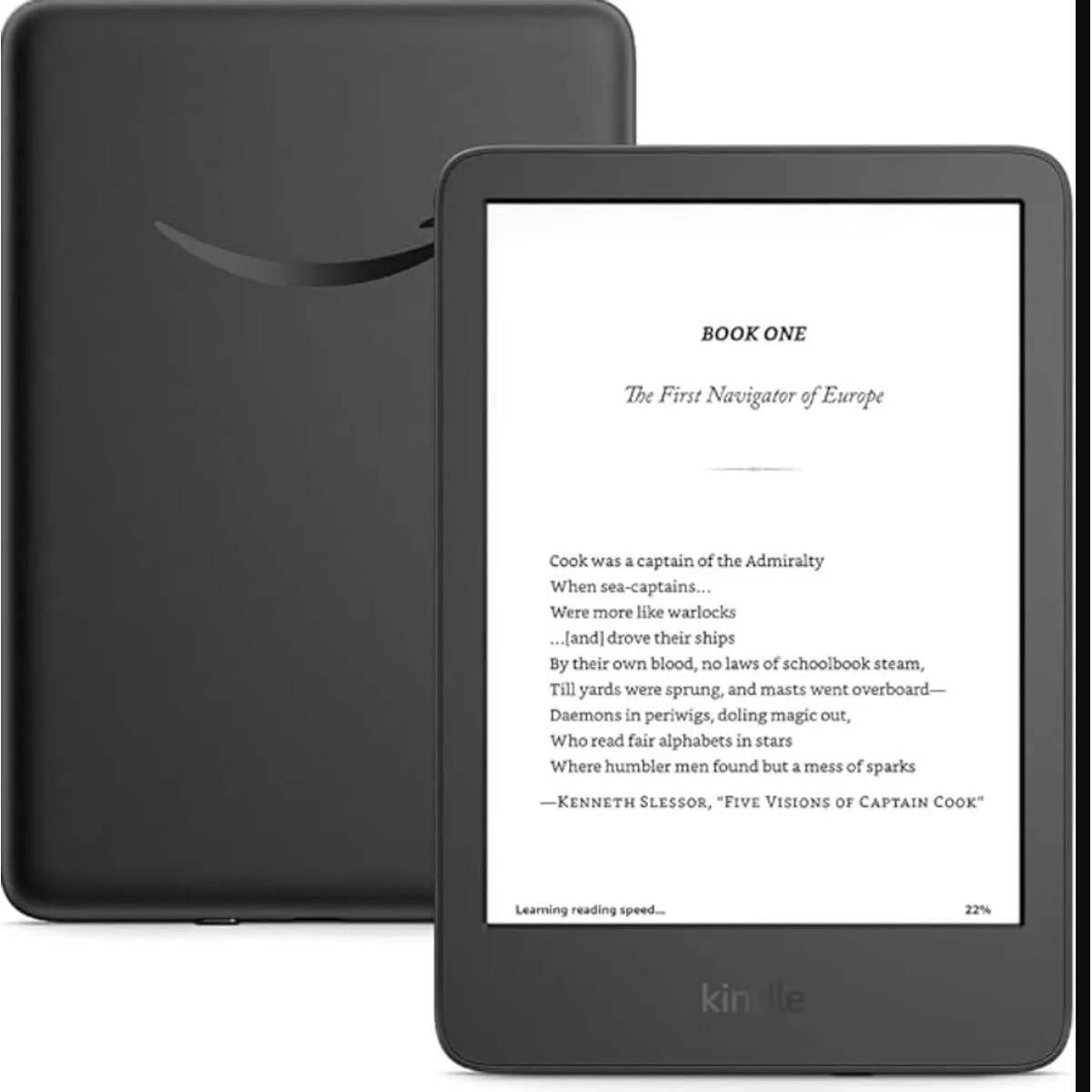 AMAZON - Amazon Kindle Lectura clara, portátil y diseñada para largas jornadas sin distracciones