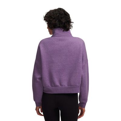 Imagen 2 del producto Poleron UA Icon Fleece Oversized Morado Mujer