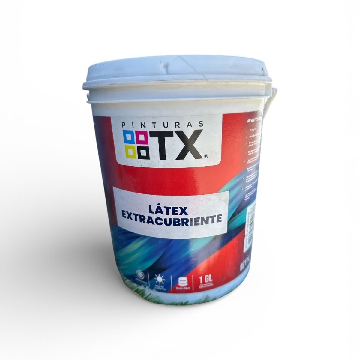 TRANSEX - PINTURA LATEX EXTRACUBRIENTE BLANCO 1 GL GRUPO TX TRANSEX