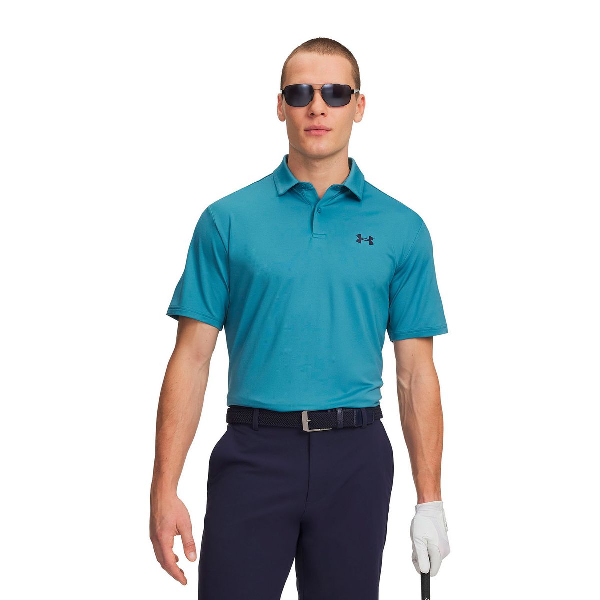 UNDER ARMOUR - Polera M/C UA Matchplay Azul Hombre UNDER ARMOUR