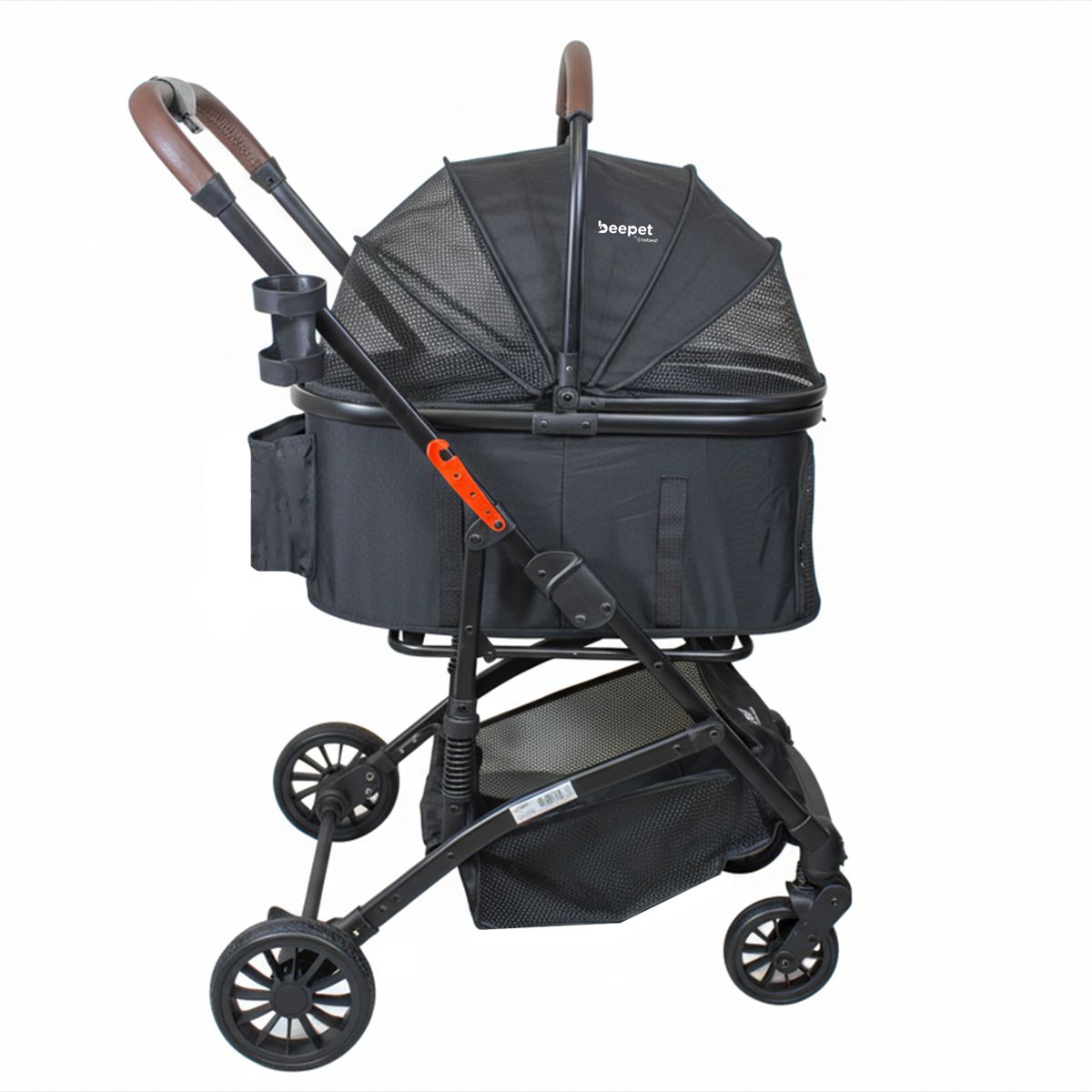 BEBESIT - Coche para Mascotas Premium Maine Negro
