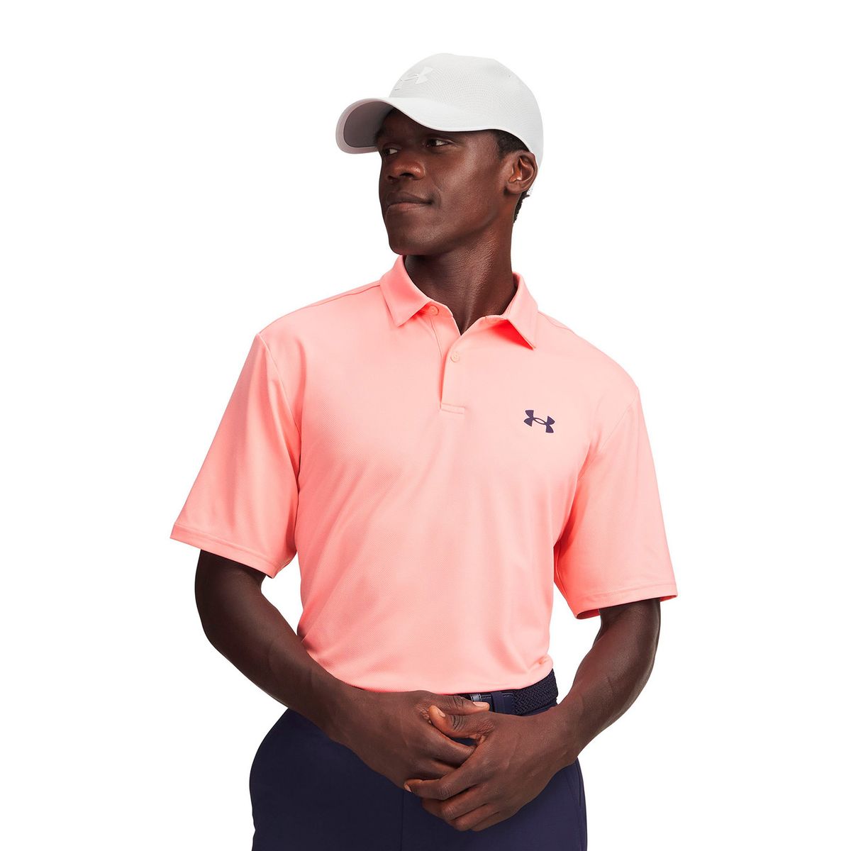 UNDER ARMOUR - Polera M/C UA Matchplay Rosado Hombre UNDER ARMOUR