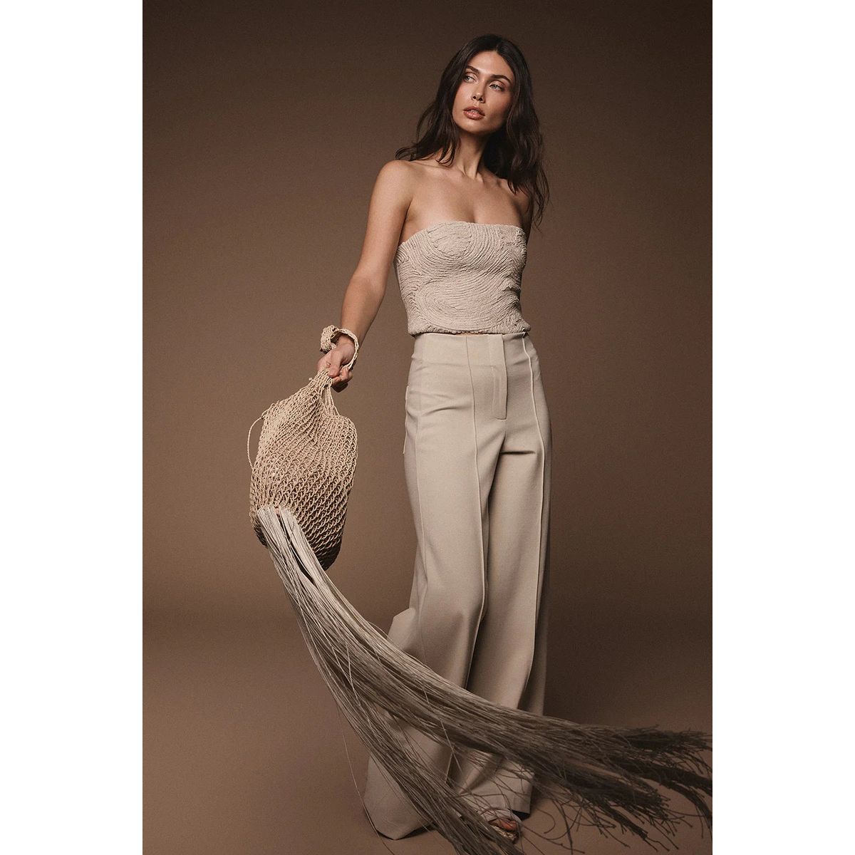 PADOVA - Pantalón New Paulette Beige Mujer