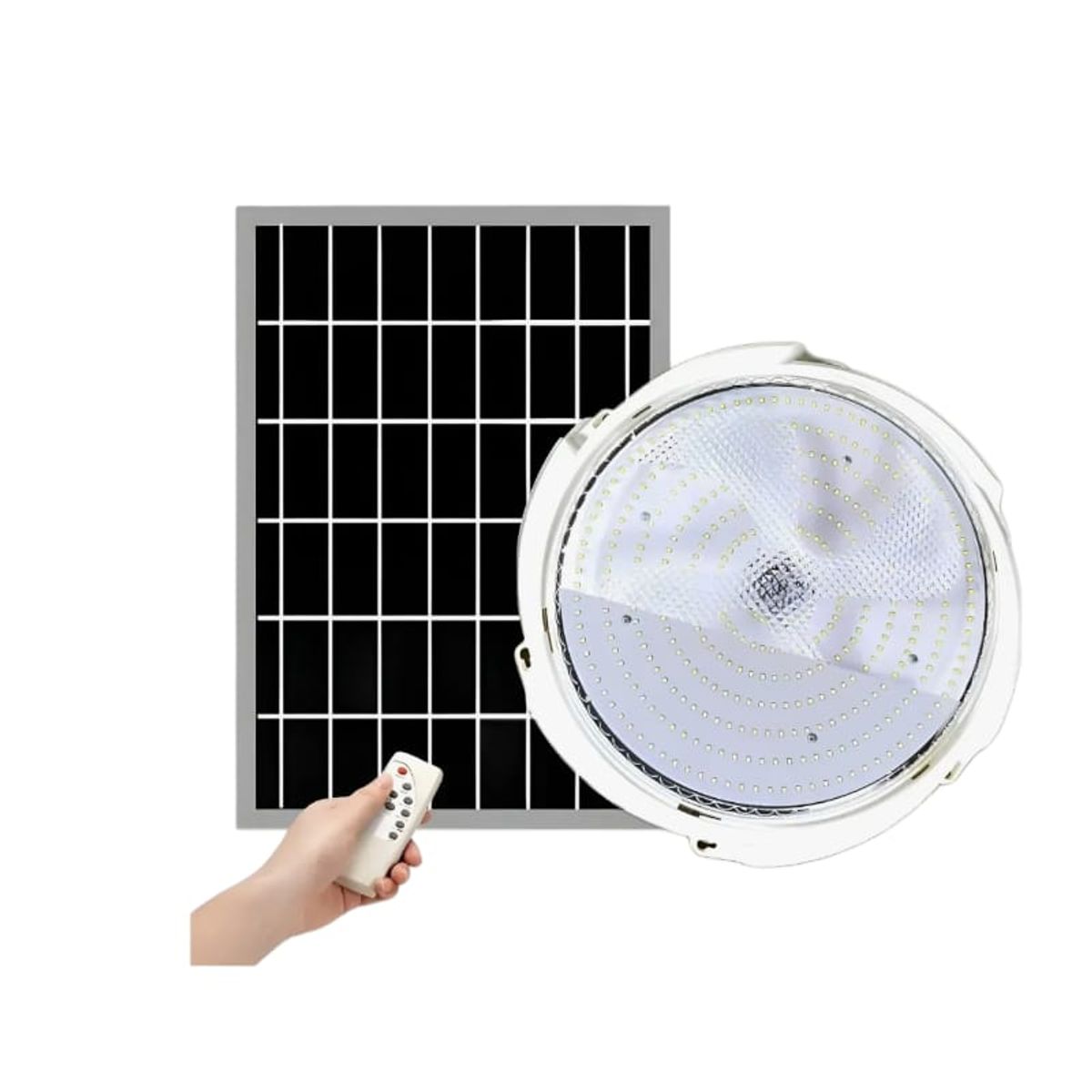 GENERICO - Foco Solar Interior Redondo 300W