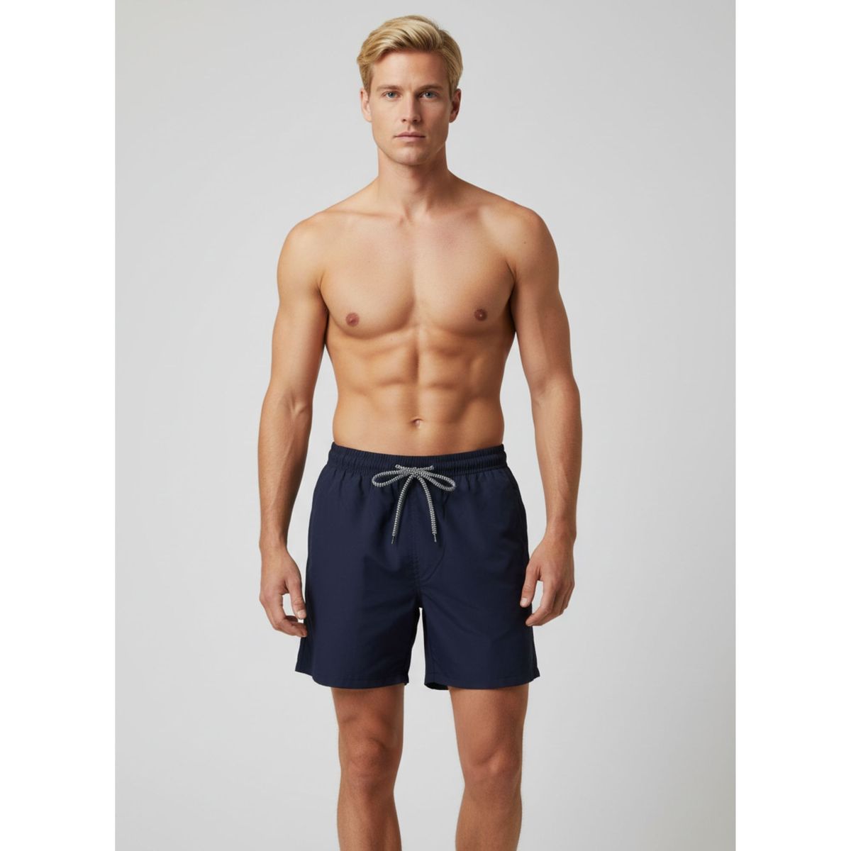 LIKE SHOP - Traje De Baño Hombre Forro Malla Colores Liso 1213