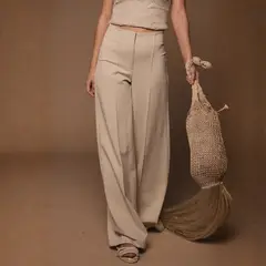 PADOVA - Pantalón New Paulette Beige Mujer