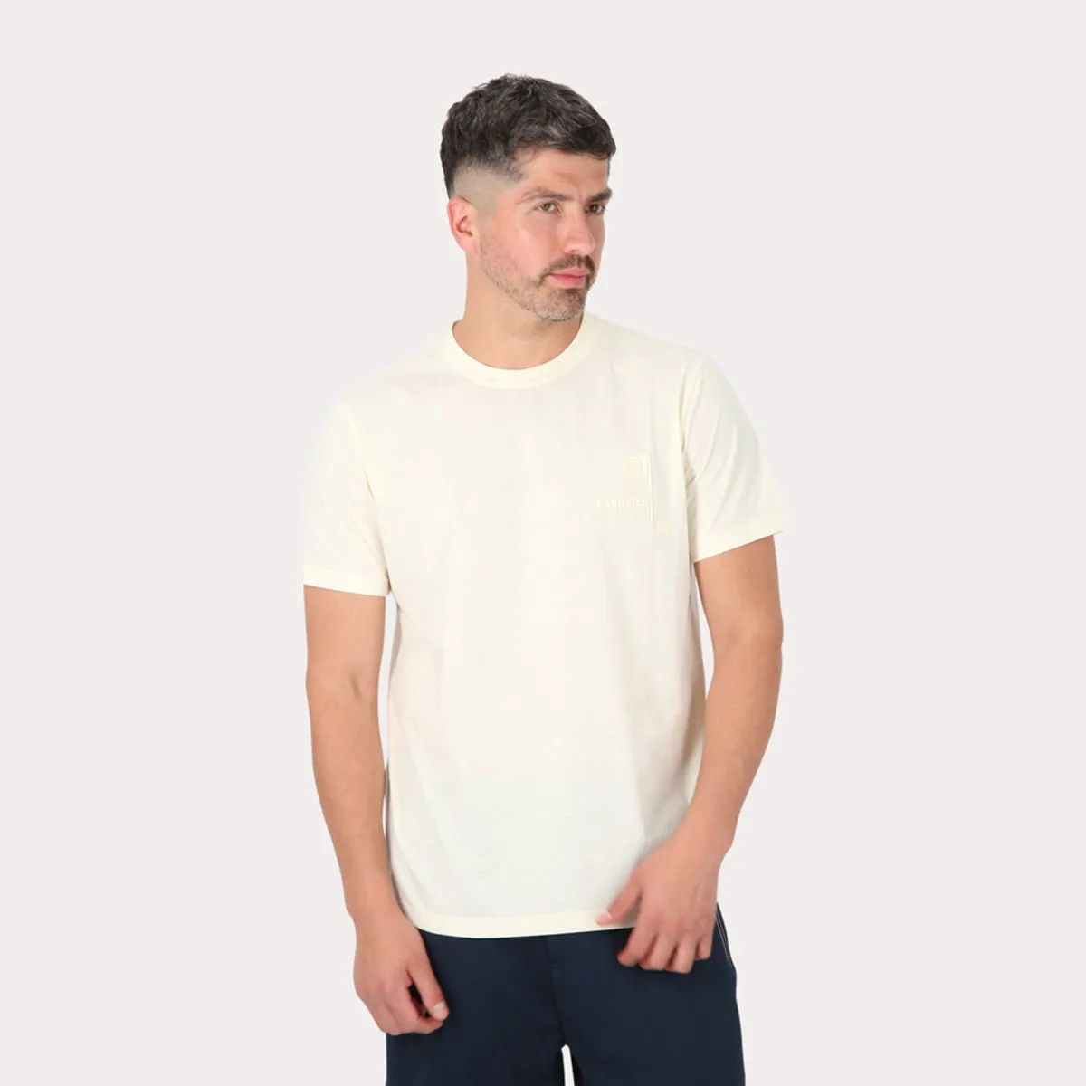 GANGSTER - Polera Mc Básica  Arpoa Blanco Gangster