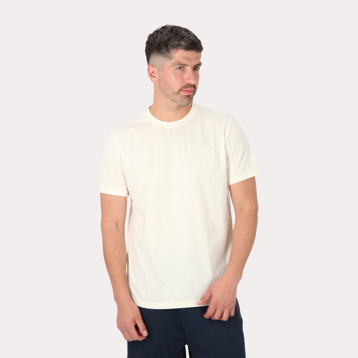 GANGSTER - Polera Mc Básica  Arpoa Blanco Gangster