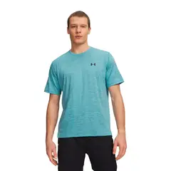 UNDER ARMOUR - Polera M/C UA Tech Vent Azul Hombre