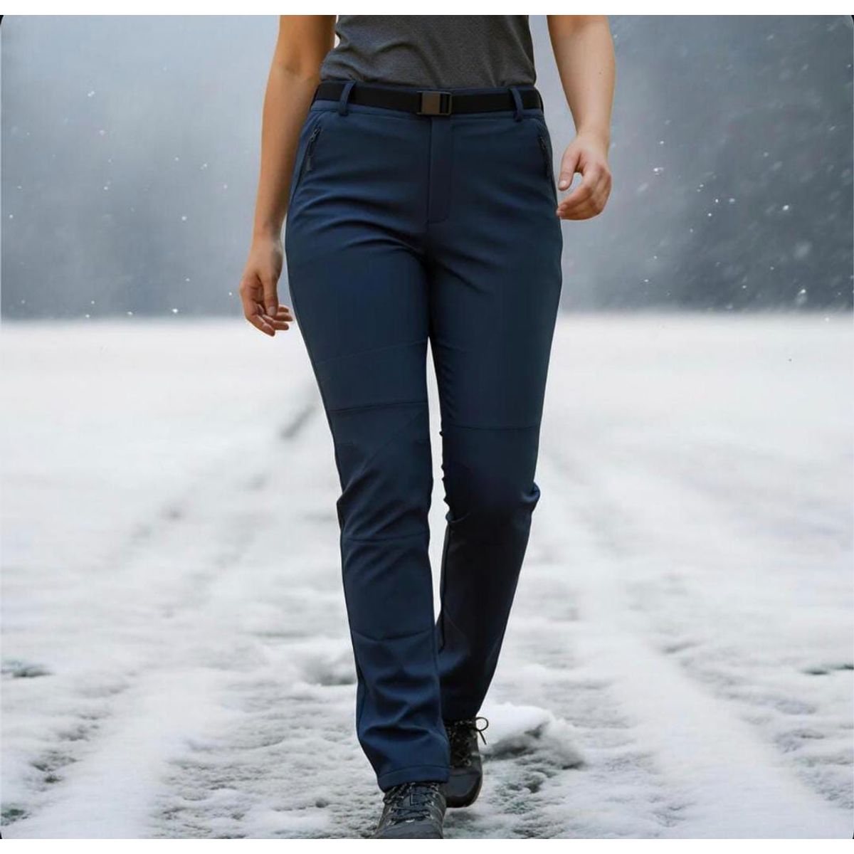 BLUE MOUNTAIN - PANTALON OUTDOOR PARA DAMA TERMICO IMPERMEABLE