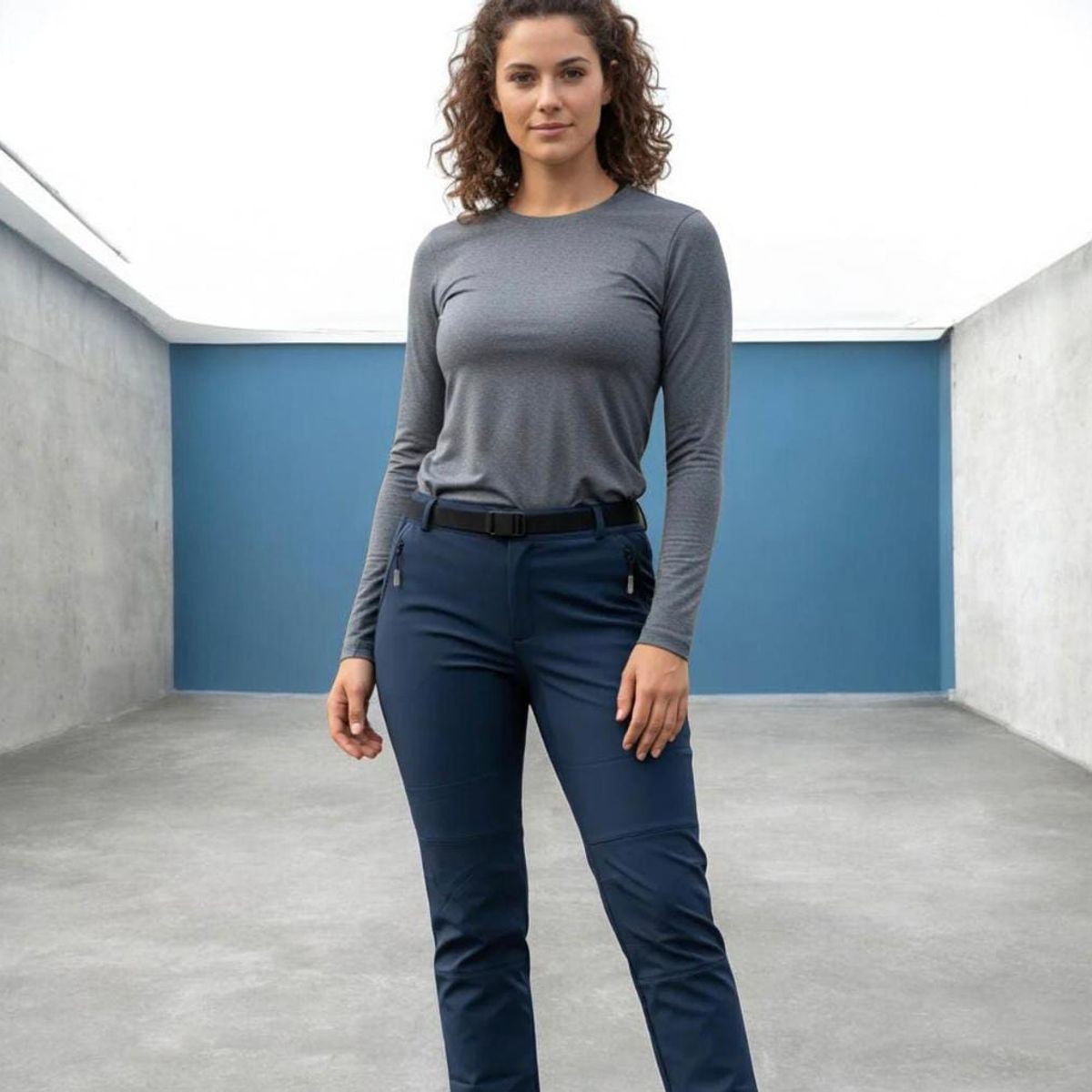 BLUE MOUNTAIN - PANTALON OUTDOOR PARA DAMA TERMICO IMPERMEABLE