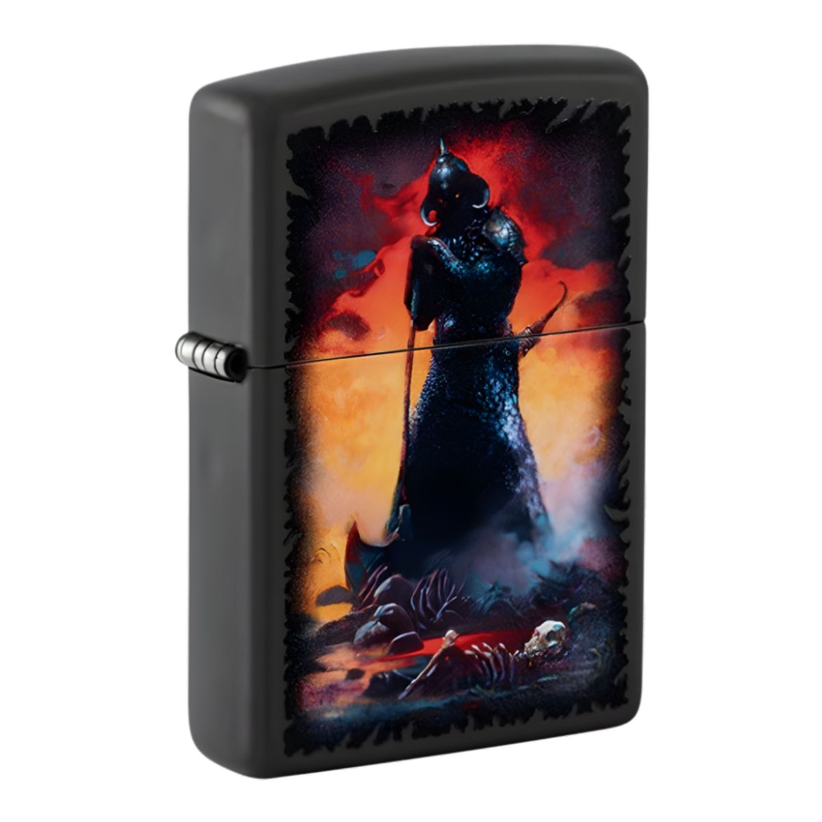 ZIPPO - Encendedor Zippo Frank Frazetta Death Dealer Negro ZP48555