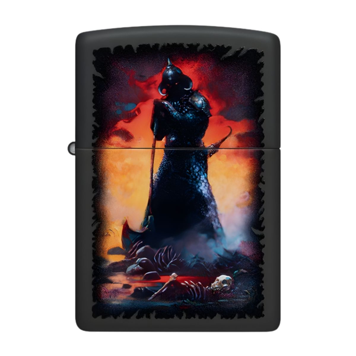 ZIPPO - Encendedor Zippo Frank Frazetta Death Dealer Negro ZP48555