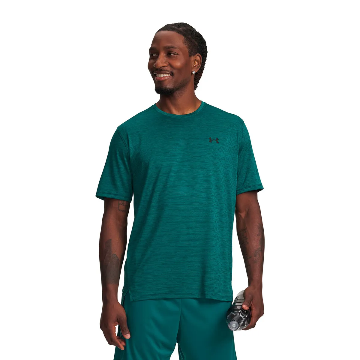 UNDER ARMOUR - Polera M/C UA Tech Vent Verde Hombre UNDER ARMOUR