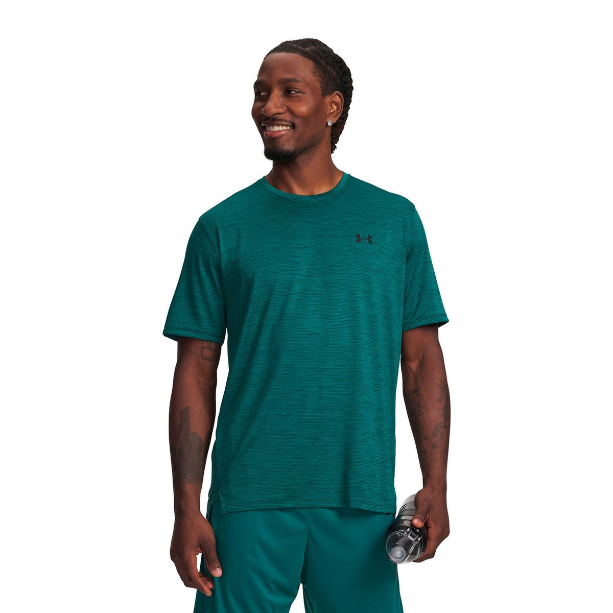 UNDER ARMOUR - Polera M/C UA Tech Vent Verde Hombre UNDER ARMOUR