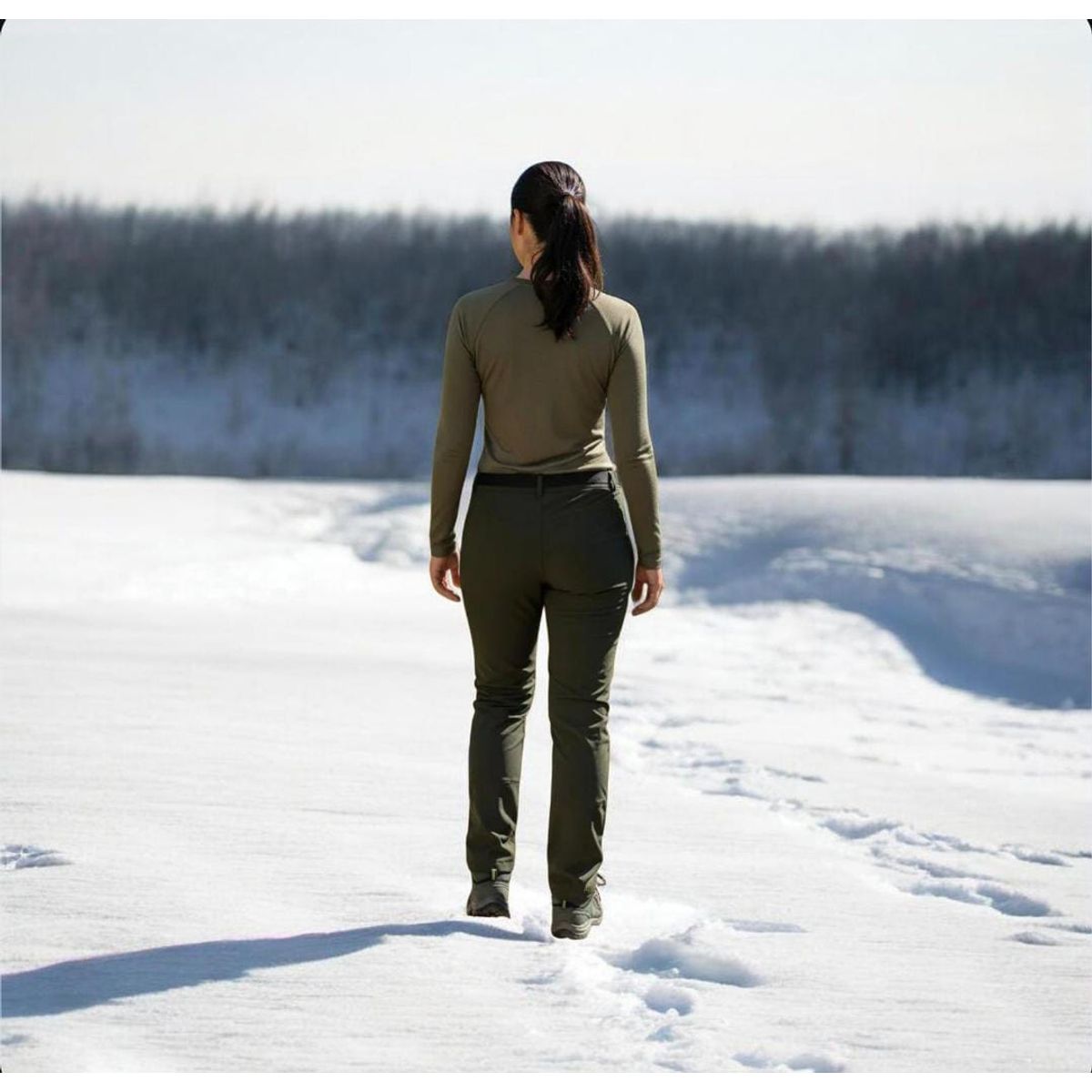 BLUE MOUNTAIN - PANTALON OUTDOOR PARA DAMA TERMICO IMPERMEABLE