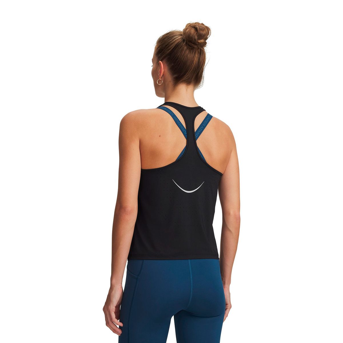 UNDER ARMOUR - Polera S/M UA Velociti Pro Tank Negro Mujer UNDER ARMOUR