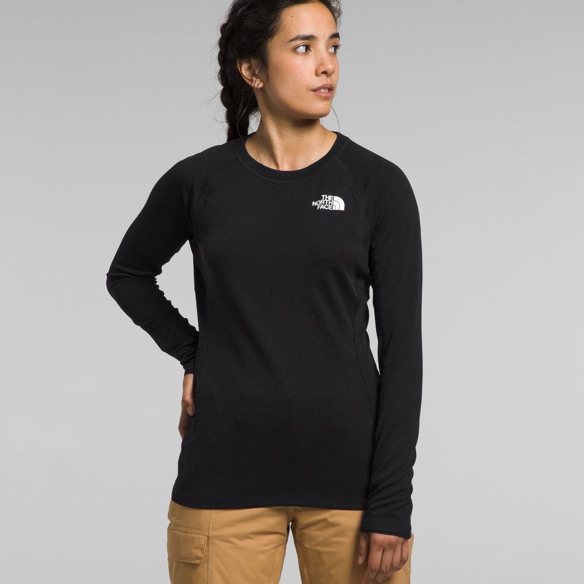 THE NORTH FACE - Primera Capa Mujer The North Face Fd Pro 160 Crew Negro