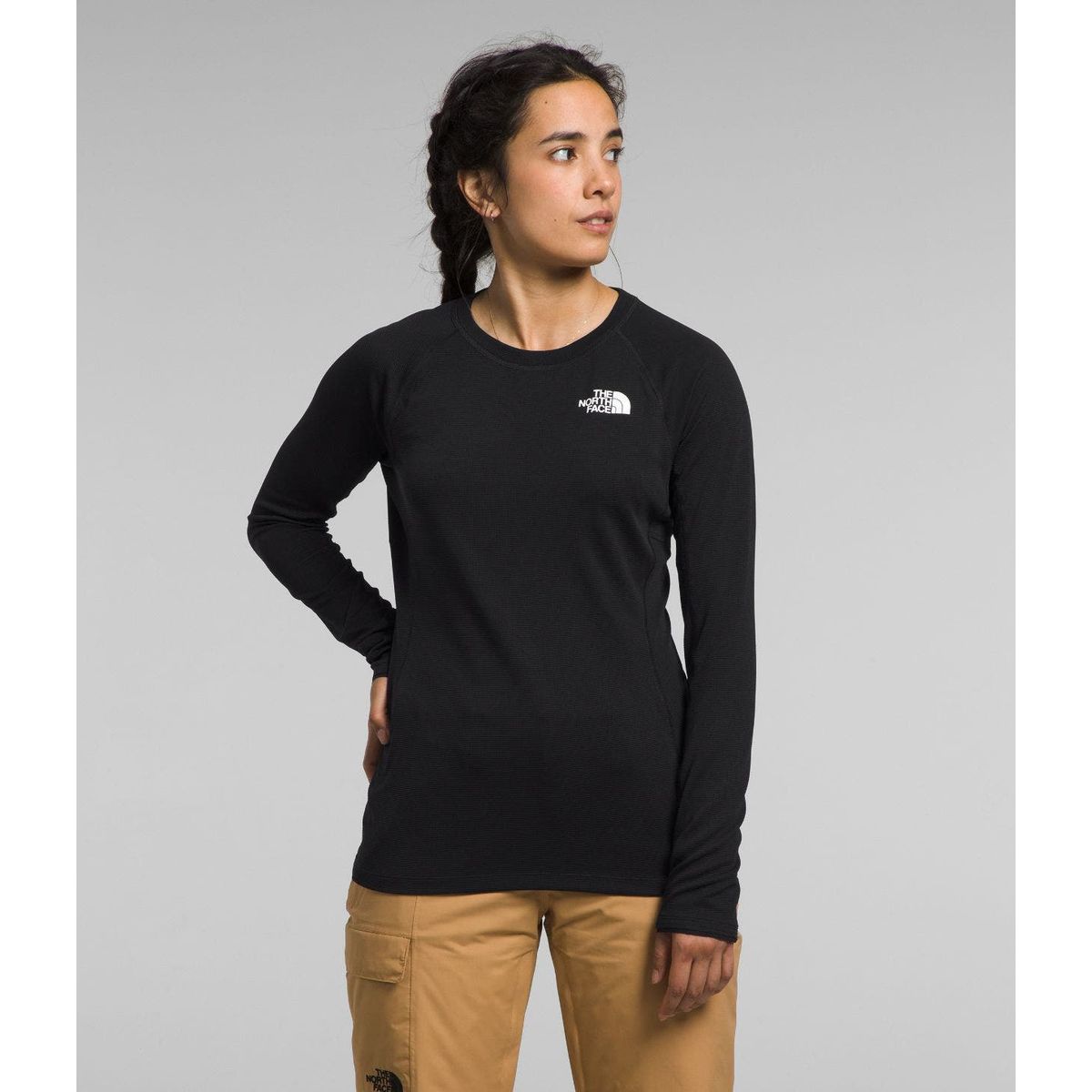 THE NORTH FACE - Primera Capa Mujer The North Face Fd Pro 160 Crew Negro