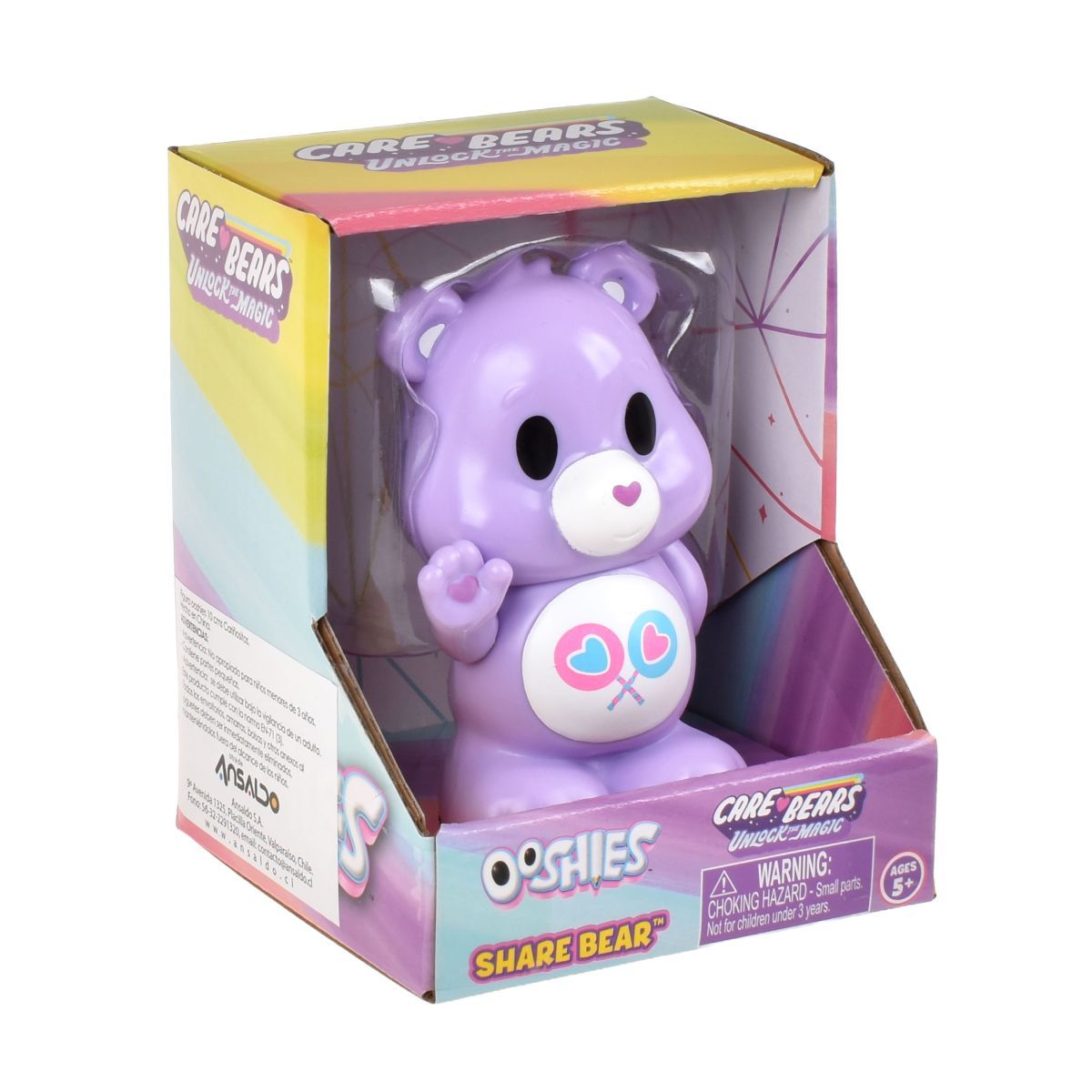 ANSALDO - FIGURA OOSHIES 10 CM CARIÑOSITOS - SHARE BEAR