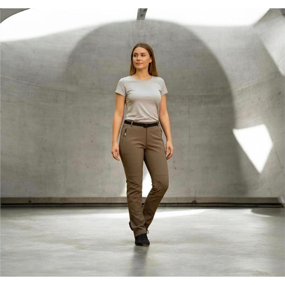 BLUE MOUNTAIN - PANTALON OUTDOOR PARA DAMA TERMICO IMPERMEABLE