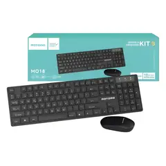 MOTOMO - Combo Inalámbrico Teclado Español Y Mouse Adaptador USB