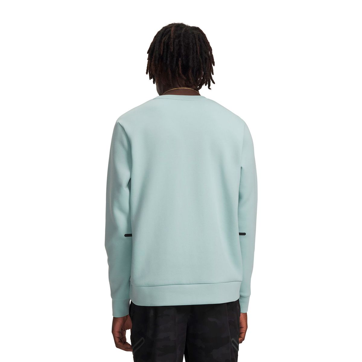 UNDER ARMOUR - Poleron UA Unstoppable Fleece Crew Azul Hombre UNDER ARMOUR