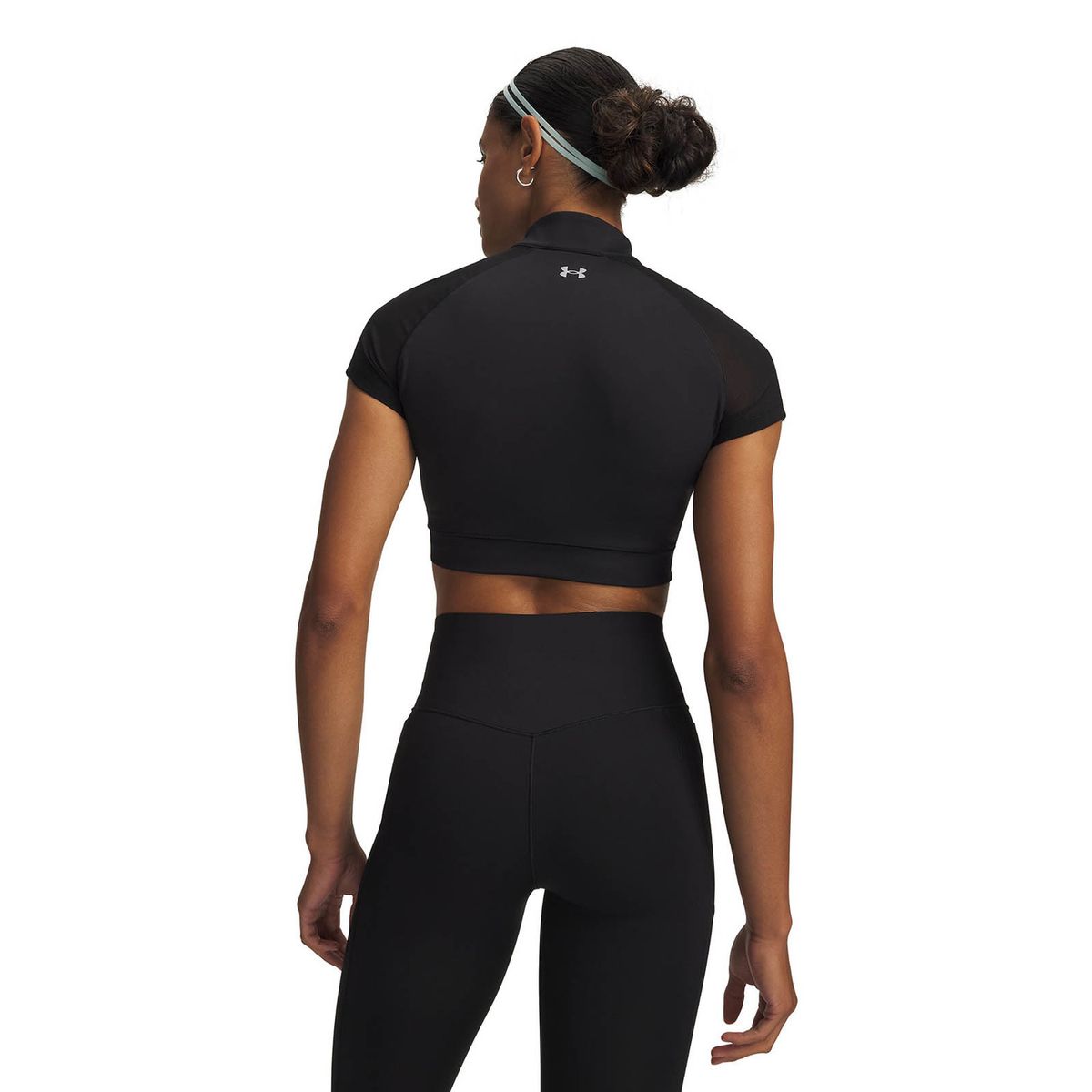 UNDER ARMOUR - Polera M/C UA Vanish Elite Crop Negro Mujer UNDER ARMOUR