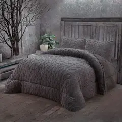 GENERICO - Plumon De Invierno TF Texturizado 2P