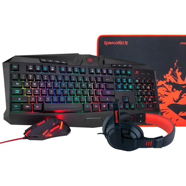 REDRAGON - Combo 4 En 1 Key Redragon